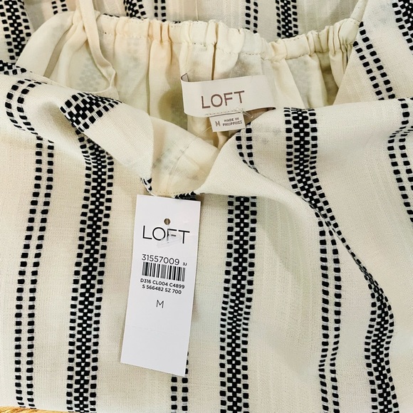NWT LOFT Stripped Romper with Pockets 😍 - Picture 4 of 12